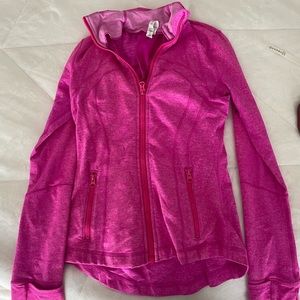Worn once. Lululemon pink jacket